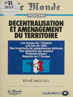 cover image of Décentralisation et aménagement du territoire